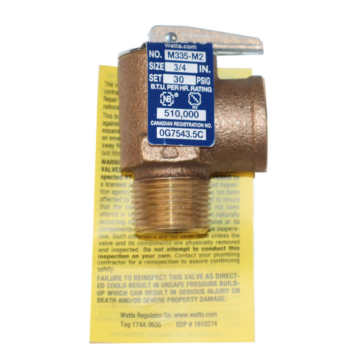 Laars, Relief Valve, Hydronic, 75 Psi. ra2138800.